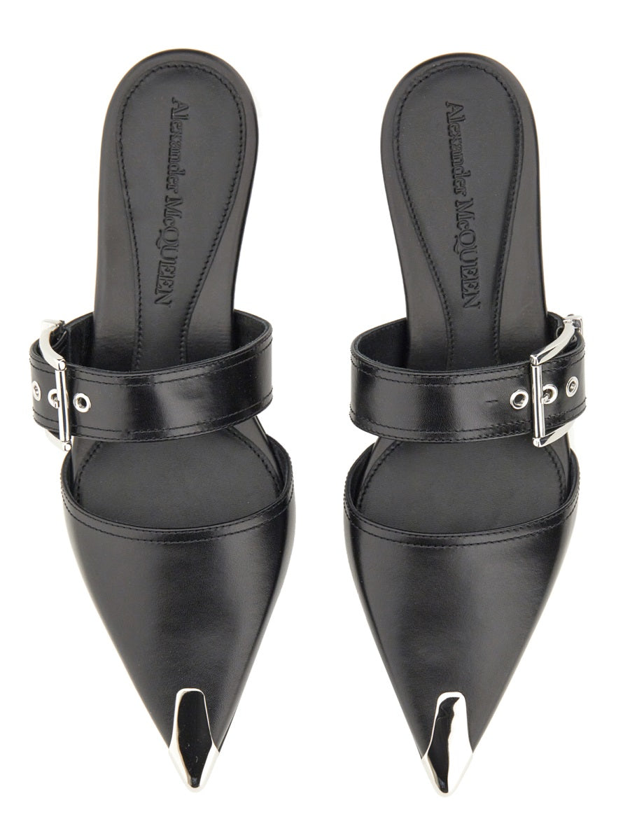 Alexander McQueen Shoes? Alexander Mcqueen Women Mule Punk Premium Designer Casual Shoes