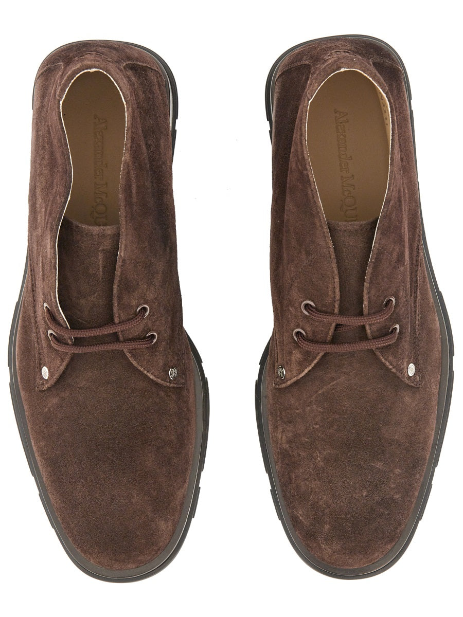 Alexander McQueen Shoes? Alexander Mcqueen Men Suede Boot Premium Designer Casual Shoes