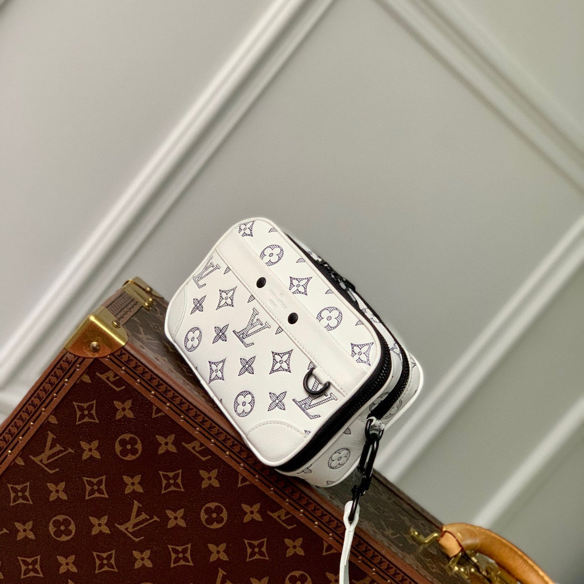Louis Vuitton Wallets- Louis Vuitton Lou Alpha Wearable Wallet Premium Leather Designer Wallet