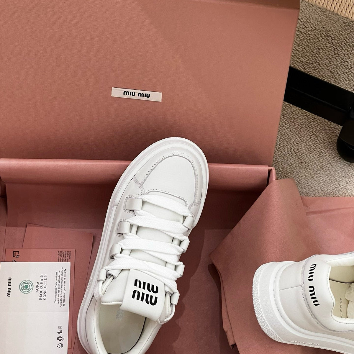 Shoes- Miu M Trainers Comfortable Everyday Designer Shoes
