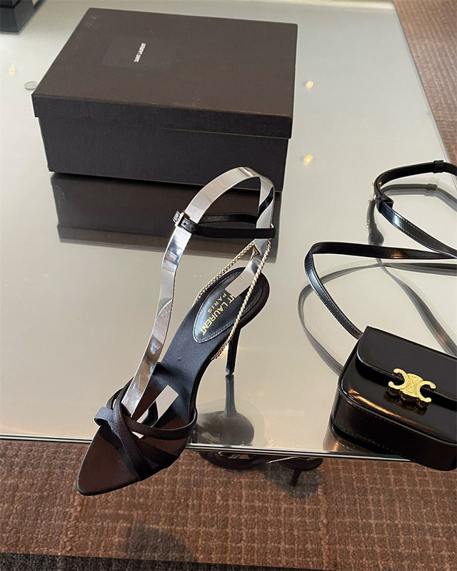 Saint Laurent shoes front view designer style