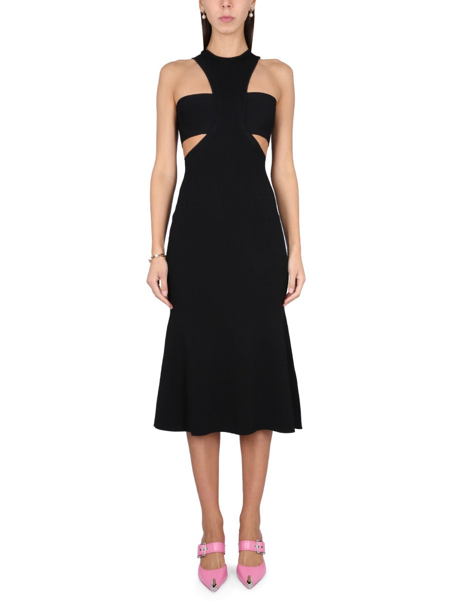 Alexander McQueen Dresses? Alexander Mcqueen Women Dress With Harness Elegant Designer Evening Dress