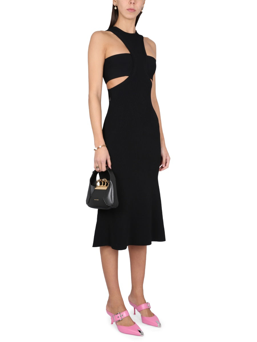 Alexander McQueen premium cocktail dresses detail and craftsmanship close-up