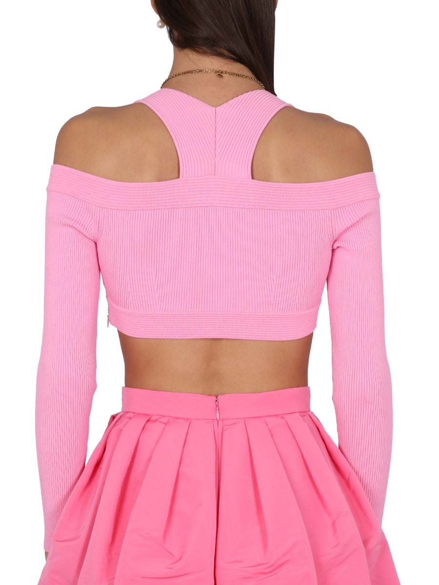 Alexander McQueen Tops? Alexander Mcqueen Women Cropped Shirt Elegant Everyday Designer Top