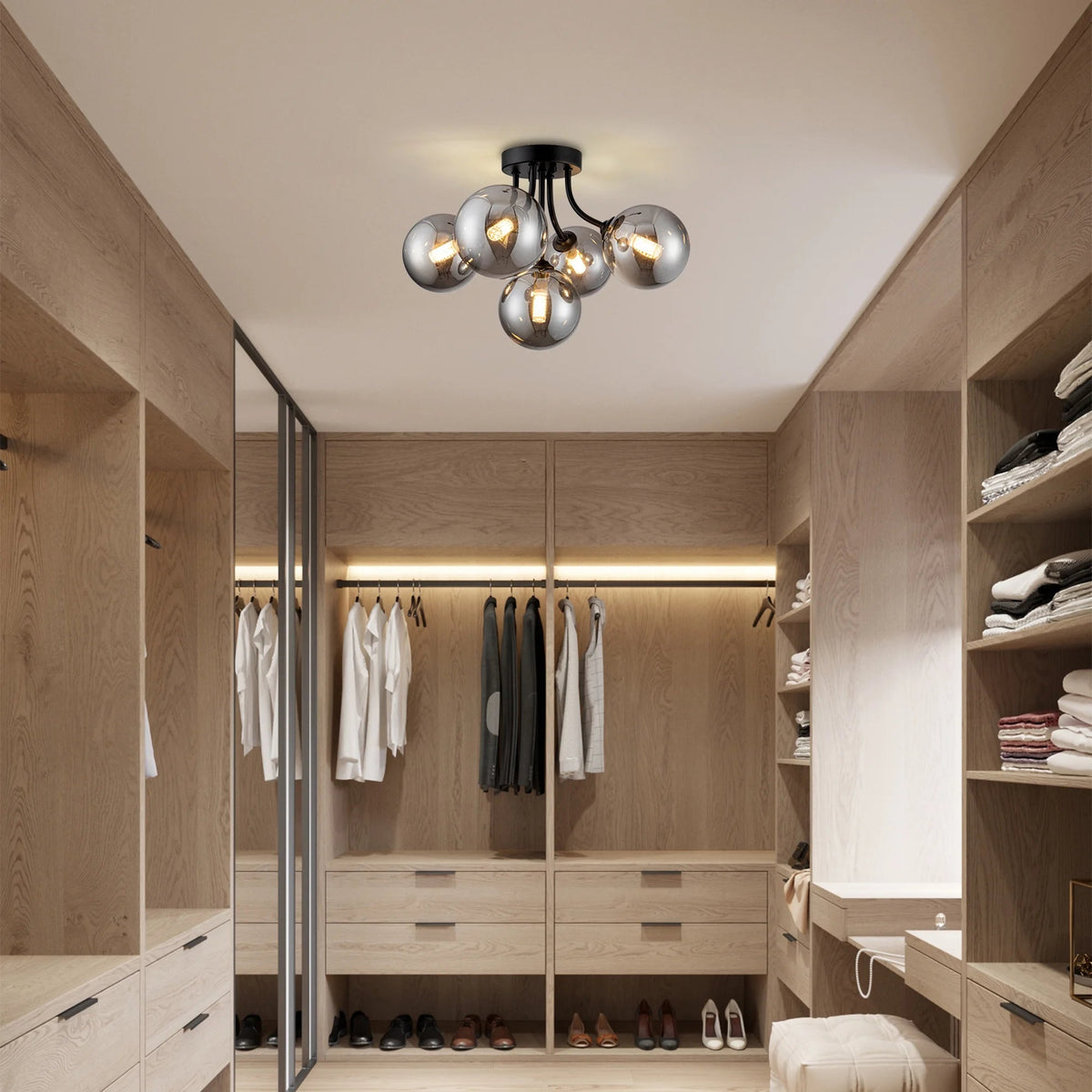 Modern Ceiling Light 5-Light Sputnik Ceiling Light Fixture