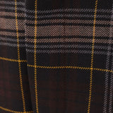 Close-up of Fendi pants hardware and fine stitching