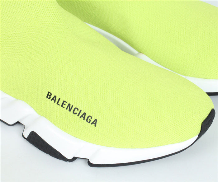 Balenciaga White High-Top Sneakers - Heel Detail View
