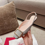 Full silhouette view of Roger Vivier luxury piece style No.063