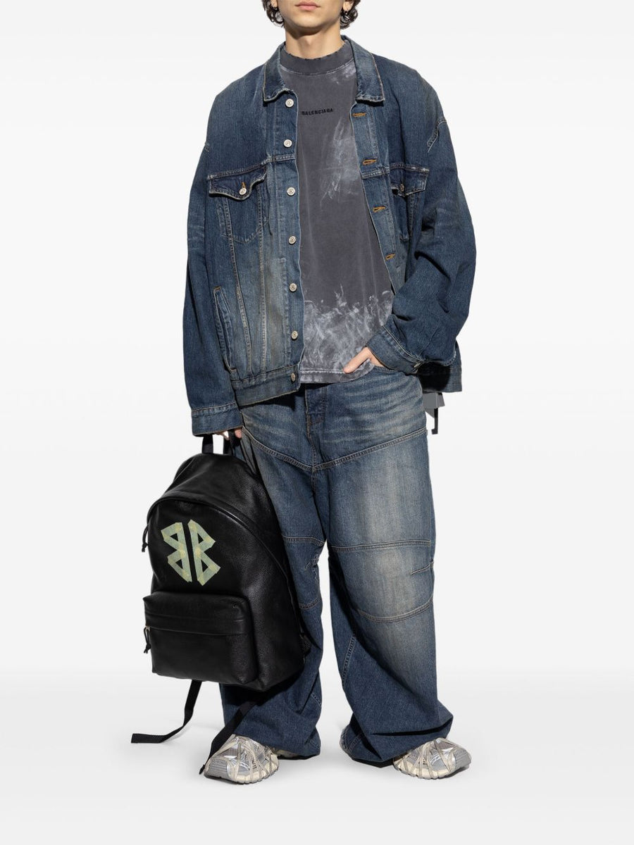 Balenciaga outerwear side profile designer luxury fashion
