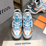 Louis Vuitton Grey Slip-On Sneakers - Sole Detail View