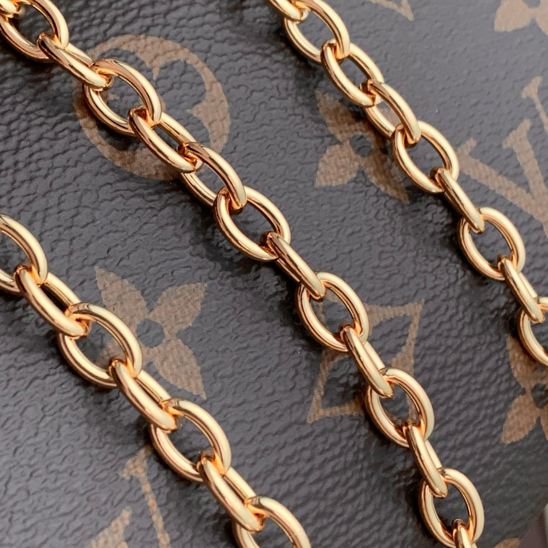 Louis Vuitton Bags- Louis Vuitton Lou Pochette Camille Bag Luxury Designer Leather Handbag