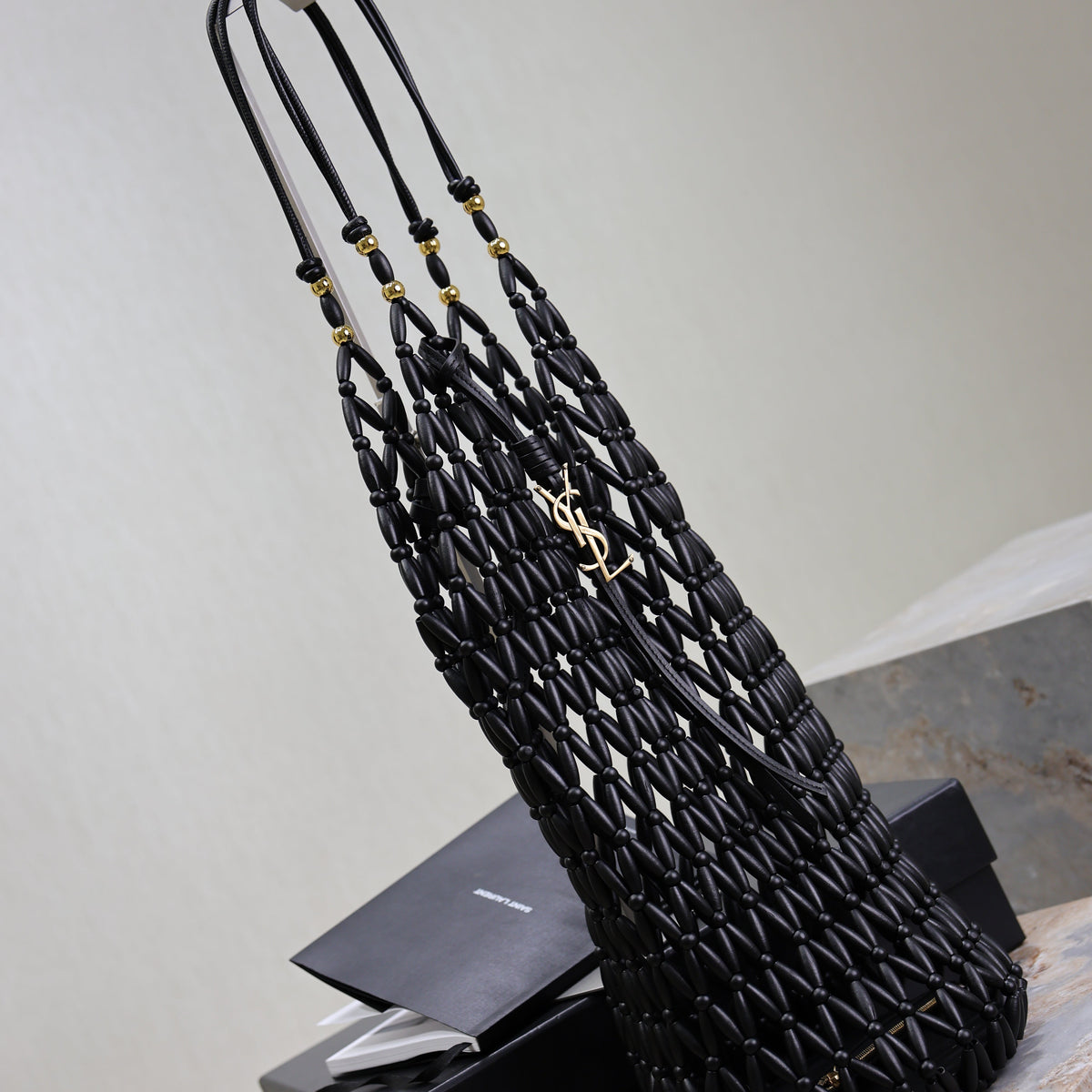 Saint Laurent Bags- Saint Laurent Supple Bucket In Wood Bag Elegant Everyday Designer Handbag