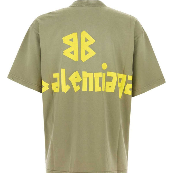 Balenciaga premium t-shirts & tops detail and craftsmanship close-up