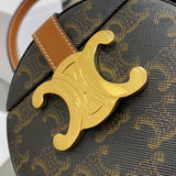 Front view of Celine Round Box premium cel round box
