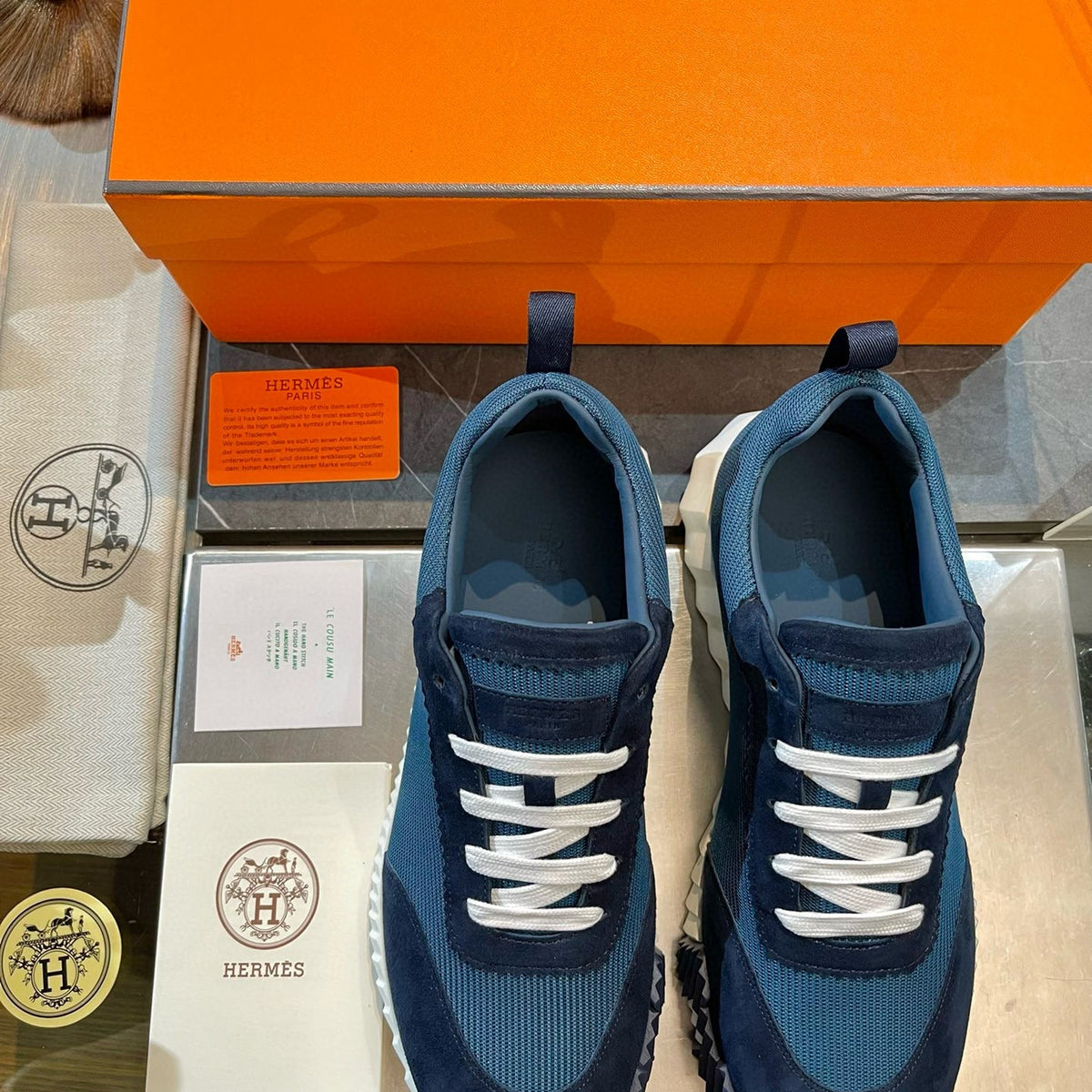 Shoes- Herm Bouncing Sneakers Luxury Lifestyle Designer Footwear