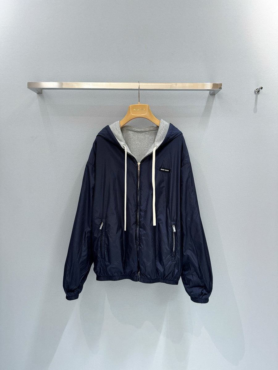 Hoodies- Miu M Zip Hoodie Premium Designer Casual Hoodie