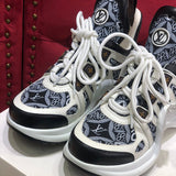 Louis Vuitton shoes Style 190 - back heel detail