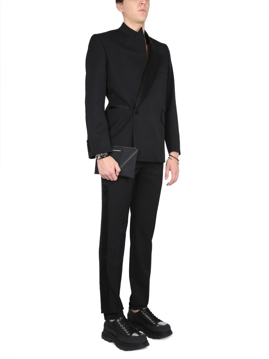 Alexander McQueen Pants? Alexander Mcqueen Men Wool Suit Pants Tailored Everyday Designer Pants