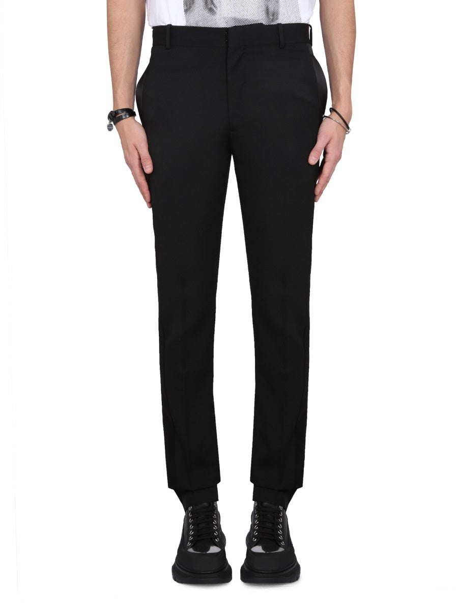 Alexander McQueen Pants? Alexander Mcqueen Men Wool Suit Pants Tailored Everyday Designer Pants