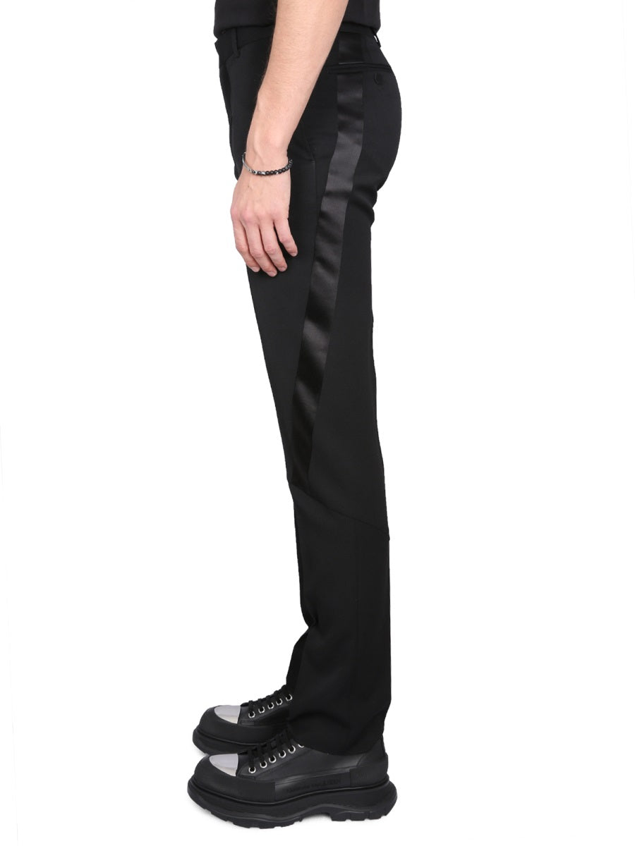 Alexander McQueen pants side profile designer luxury fashion