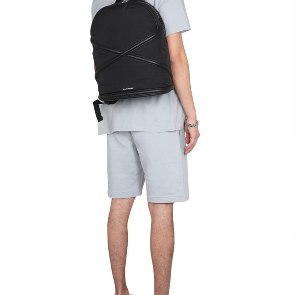 Alexander McQueen Shorts? Alexander Mcqueen Men Bermuda Shorts With Graffiti Logo Print Premium Designer Casual Shorts