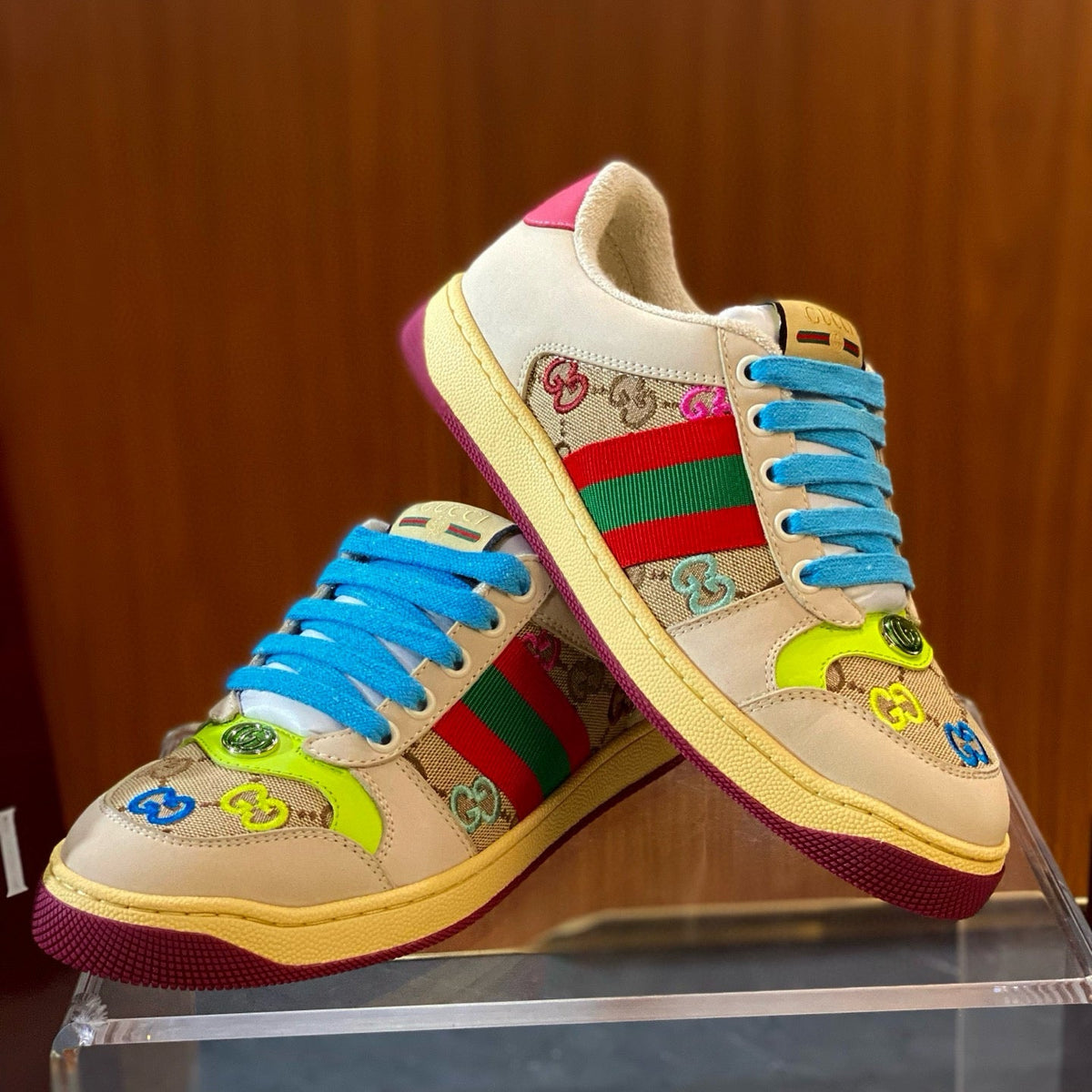 Gucci Shoes? Gucci Screener Trainers Premium Designer Casual Shoes