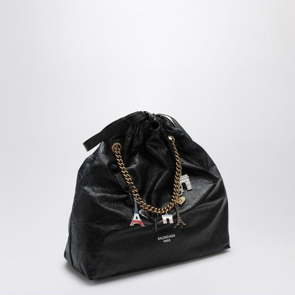 Balenciaga premium totes detail and craftsmanship close-up