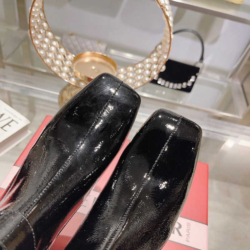 Close-up of Roger Vivier shoes craftsmanship