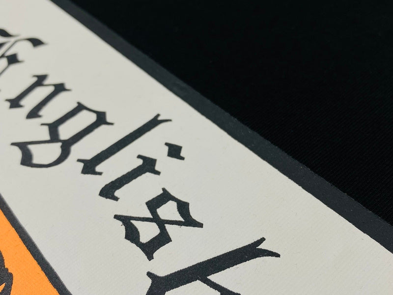 Burberry luxury t-shirt detail shot