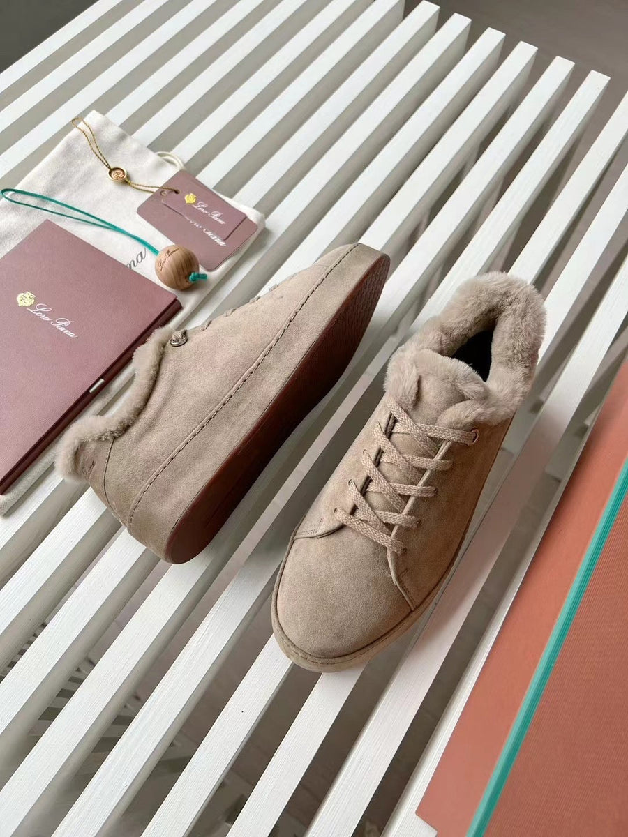 Shoes- Loro P Fur Nuages Sneakers Comfortable Everyday Designer Shoes