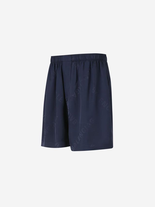 Balenciaga Pants? BALENCIAGA Satin Mini Bermuda Shorts for Men Tailored Everyday Designer Pants