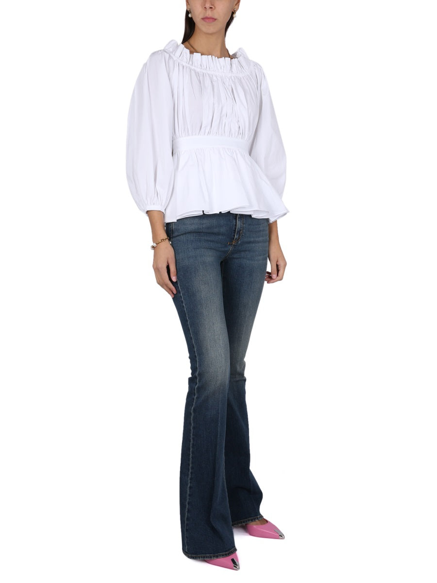 Alexander McQueen Tops? Alexander Mcqueen Women Cotton Poplin Top Premium Designer Casual Top