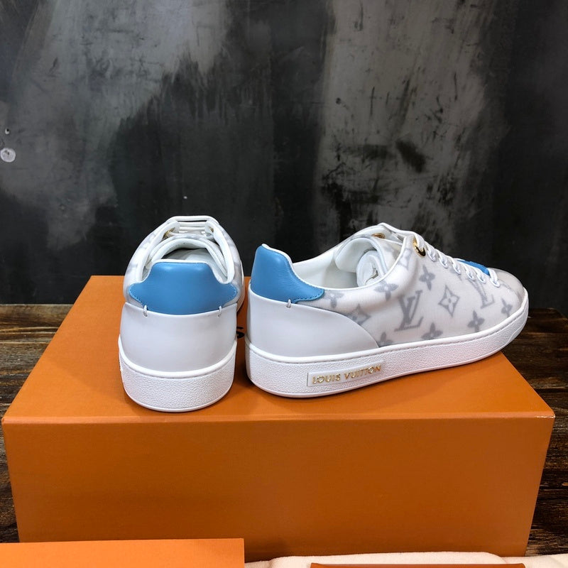 Louis Vuitton Chocolate Brown Low-Top Sneakers - Side Profile View