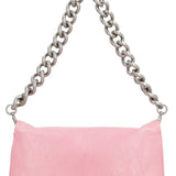 Close-up of Balenciaga shopping bags hardware and fine stitching