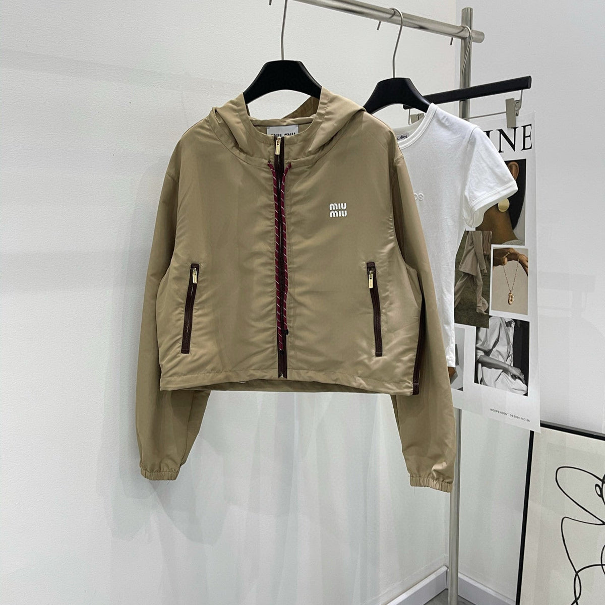 Jackets- Miu M Jacket Luxury Designer Outerwear Jacket