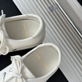 Close-up of Saint Laurent shoes craftsmanship