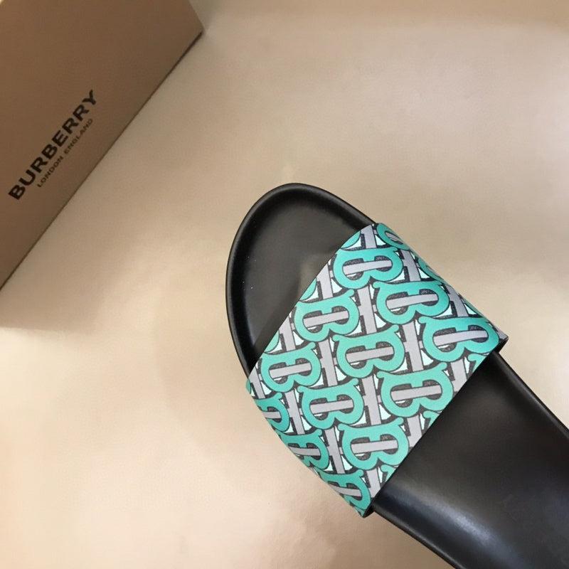 Burberry Beige Pointed-Toe Flats - Angled View