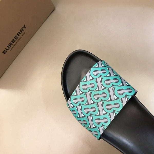 Burberry Beige Pointed-Toe Flats - Angled View