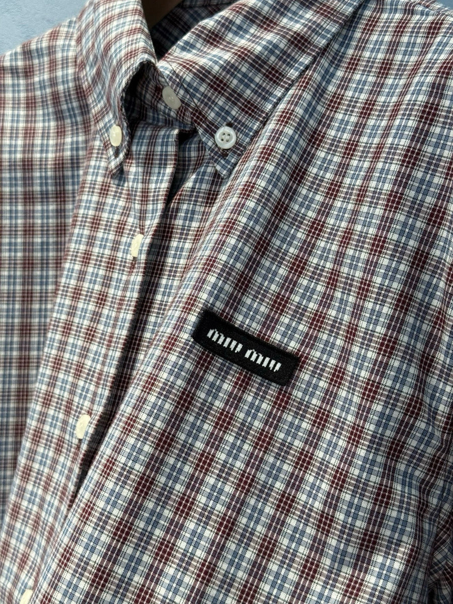 Tops- Miu M Shirt Elegant Everyday Designer Top