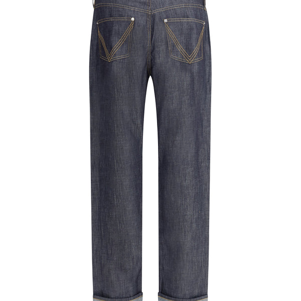 Bottega Veneta premium pants detail and craftsmanship close-up