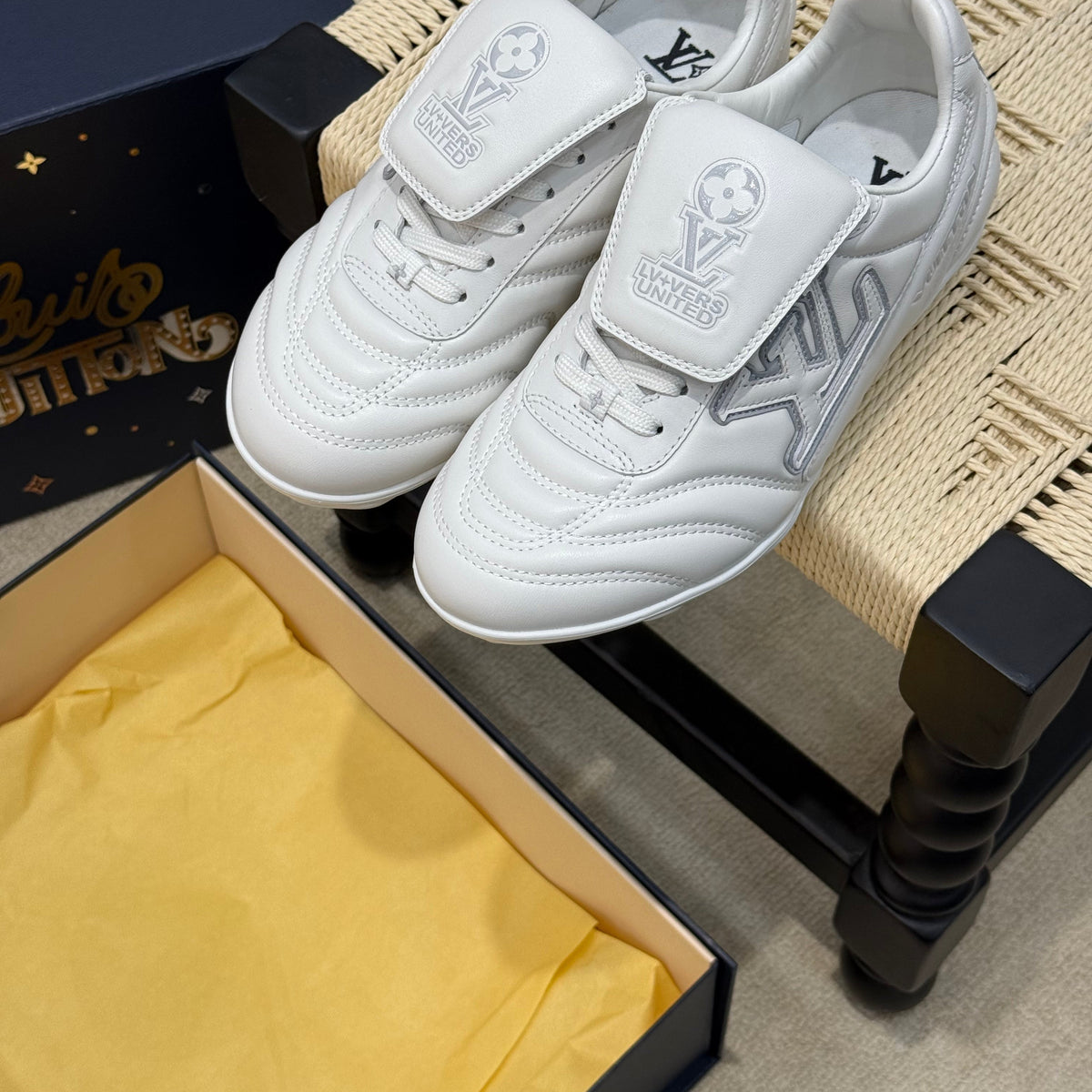 Louis Vuitton Shoes- Louis Vuitton Lou Footprint Sneaker Luxury Lifestyle Designer Footwear