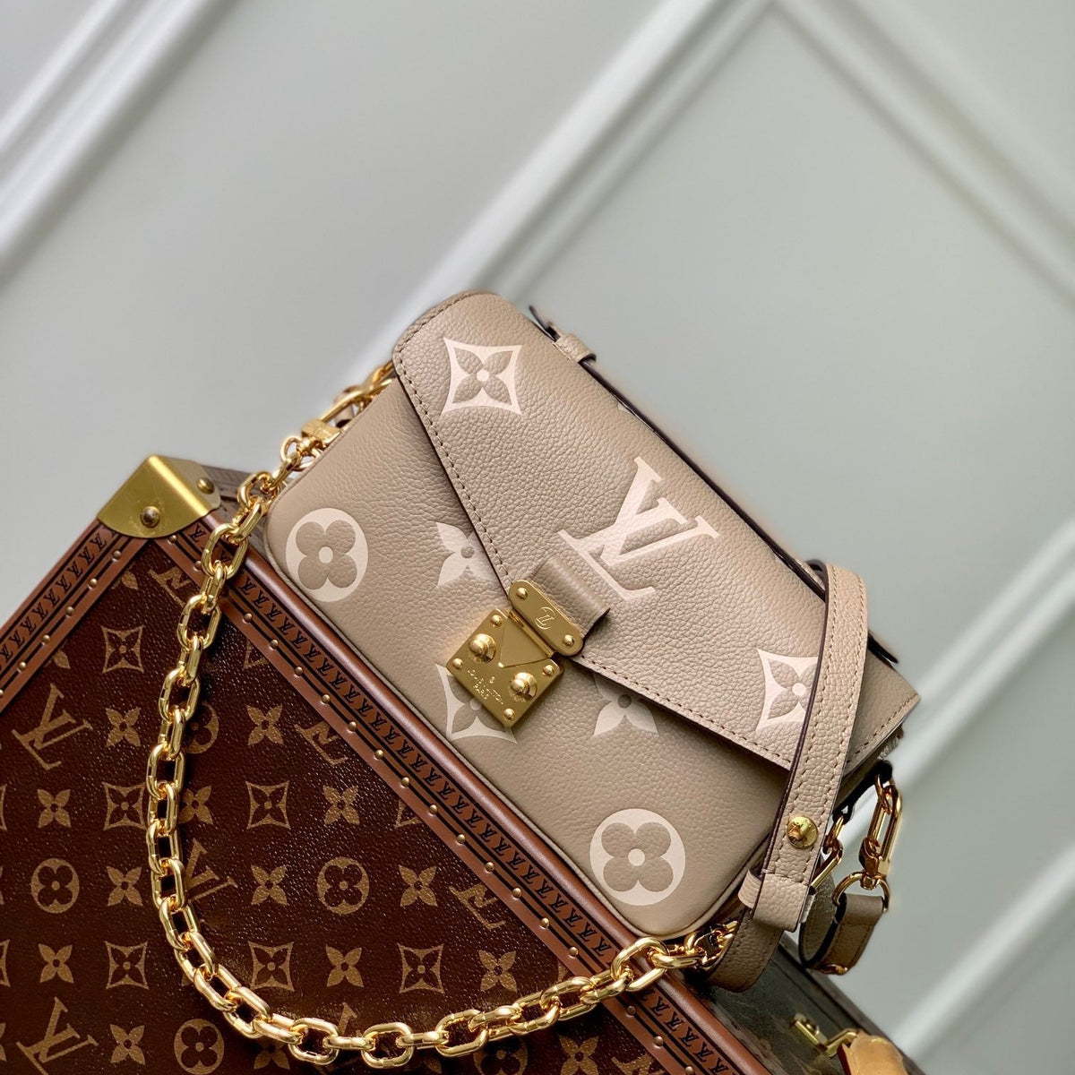 Louis Vuitton Bags- Louis Vuitton Lou Pochette Metis East West Bag Luxury Designer Leather Handbag