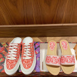 Louis Vuitton designer shoes full view