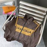 Close-up of Balenciaga designer clothing craftsmanship