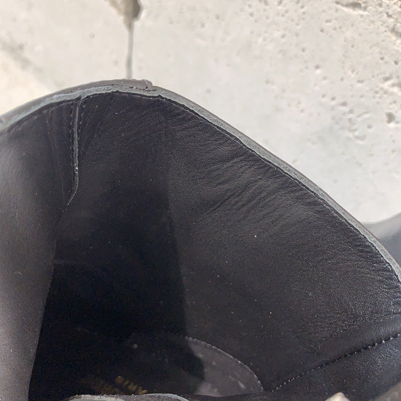 Saint Laurent luxury shoes detail shot