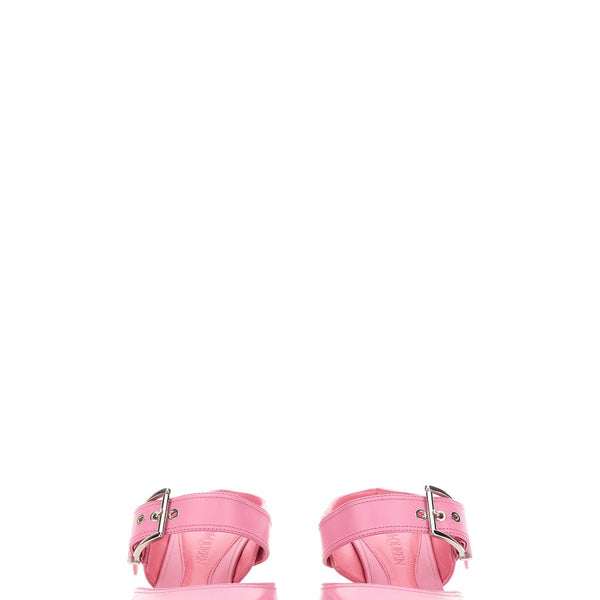 Alexander McQueen Shoes? Alexander Mcqueen Women Punk Sandal With Buckle Luxury Lifestyle Designer Footwear