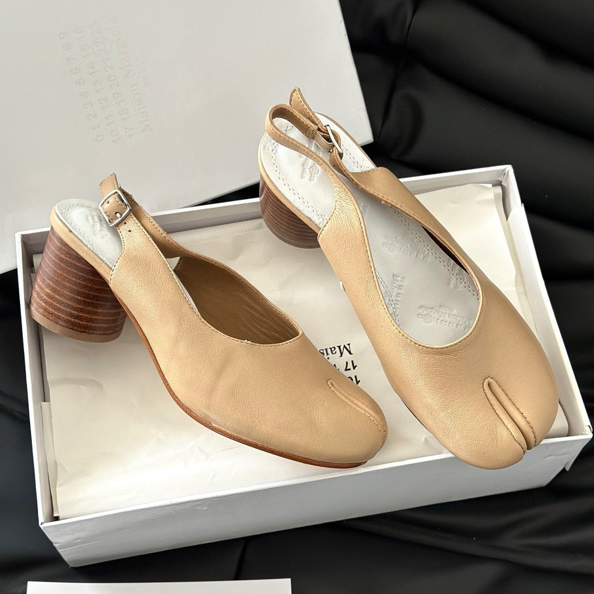 Shoes- Maison M Tabi Heels Luxury Lifestyle Designer Footwear