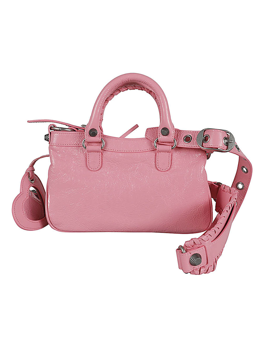 Balenciaga Bags? BALENCIAGA Mini Trapezoidal Leather Shoulder Handbag Elegant Everyday Designer Handbag
