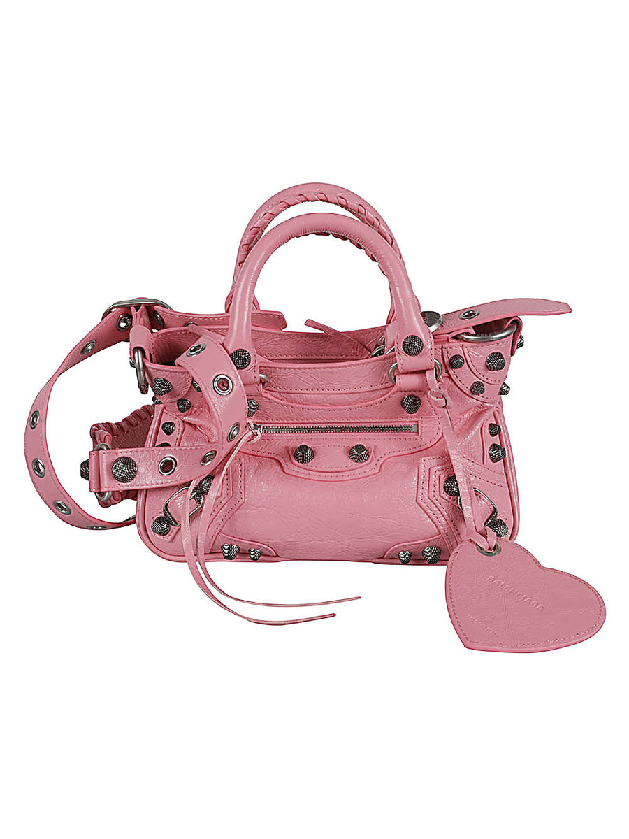 Balenciaga Bags? BALENCIAGA Mini Trapezoidal Leather Shoulder Handbag Luxury Designer Leather Handbag