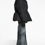Balenciaga premium outerwear detail and craftsmanship close-up